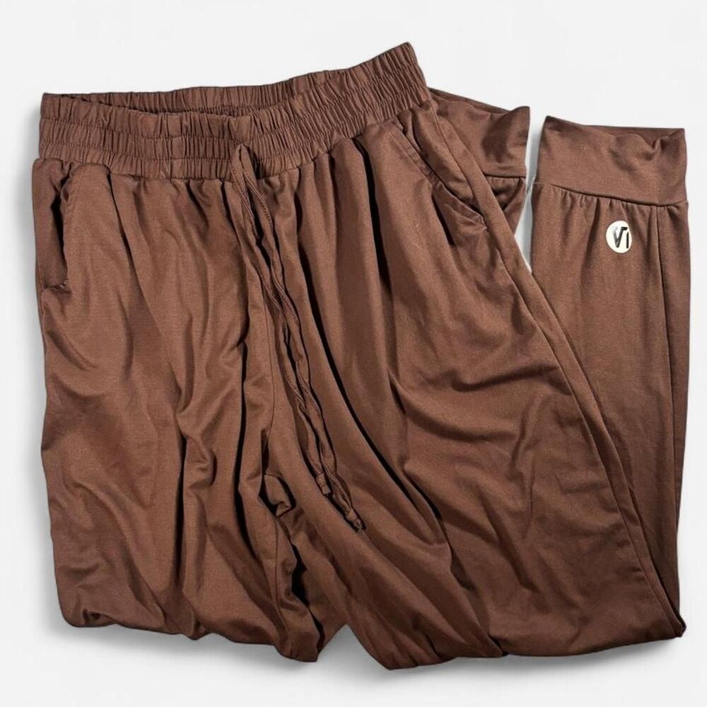 Medium”LA Grown” Brown joggers size M